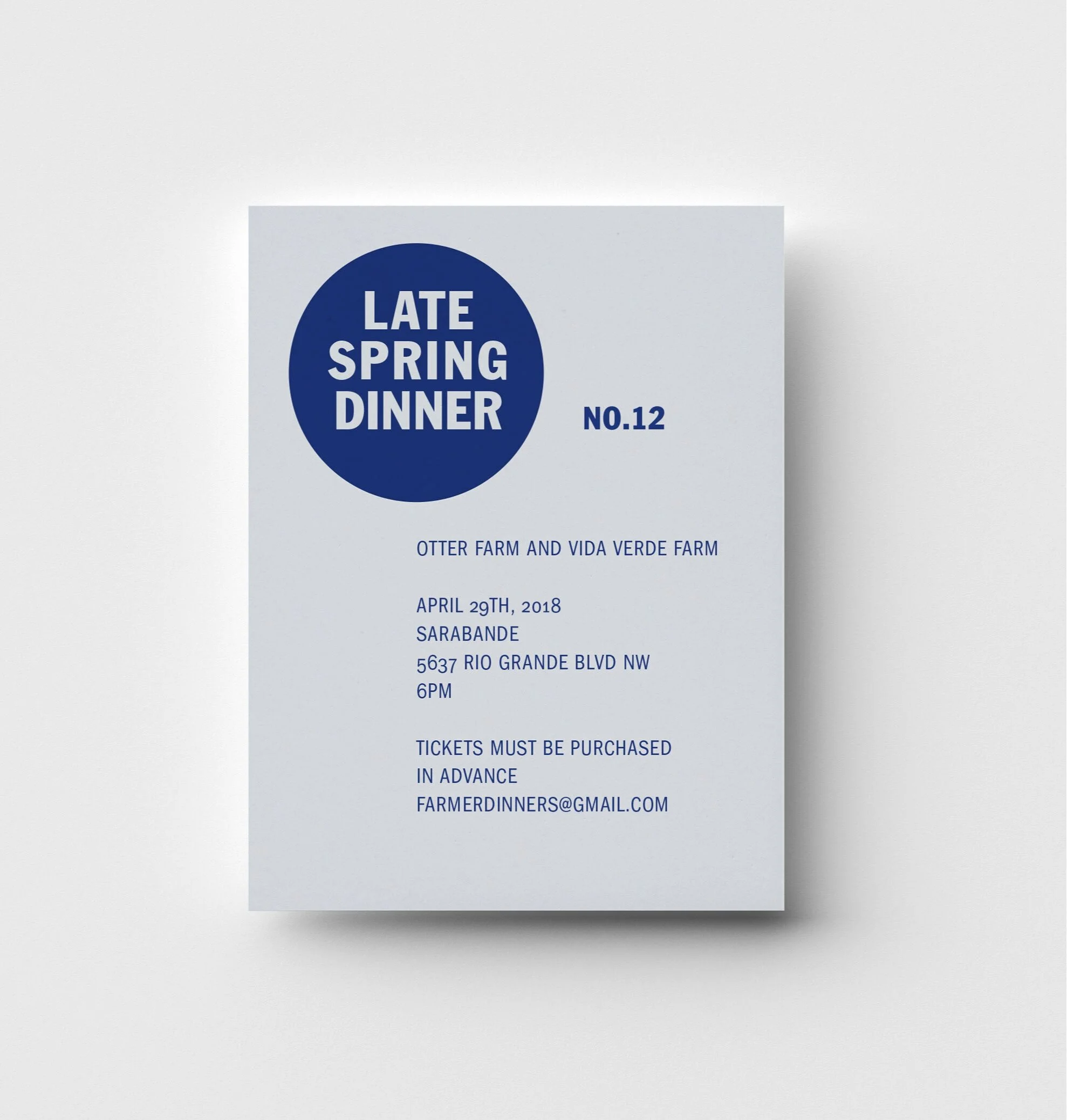Otter Farm Menus and Flyers