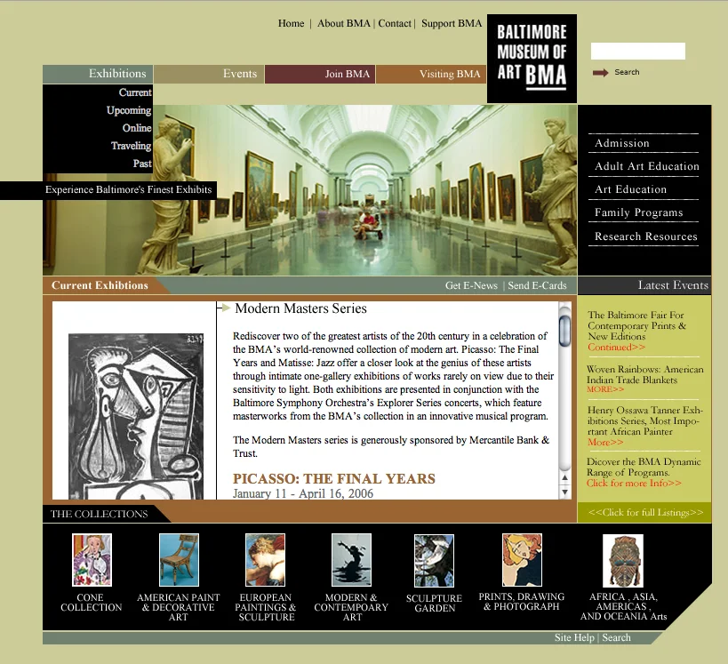 concept web layout