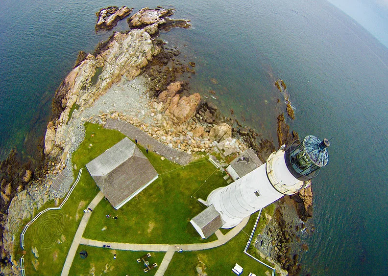Climb the ladders and 76 steps up Boston Light’s tower!