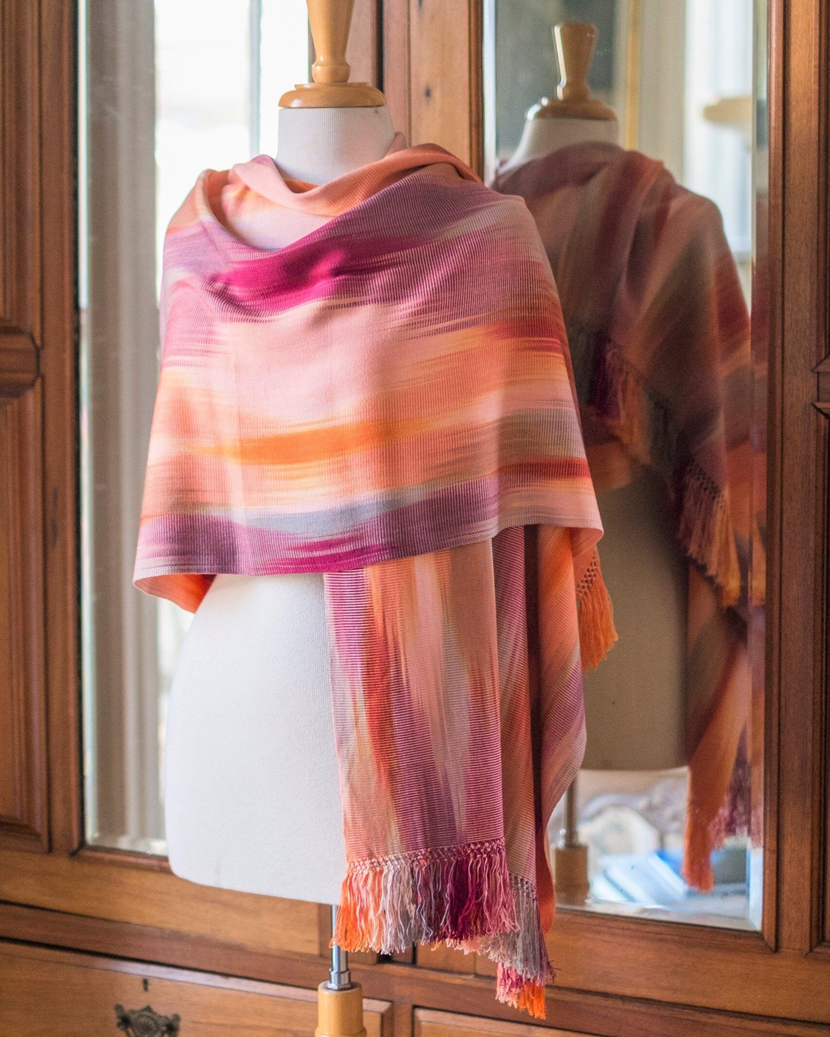 Peach Shawl