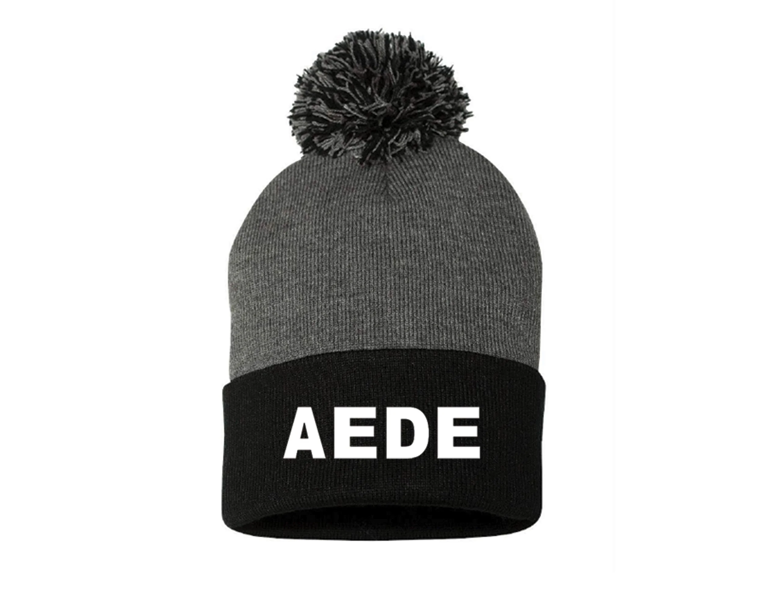 AEDE POM POM 2 TONE BEANIE