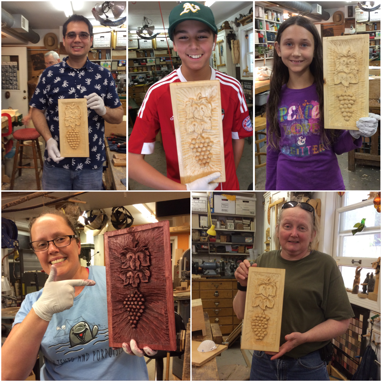Welcome to Grapes and leaves graduates, George, Jasper, Serenity, Niki and Cara. Nice job!