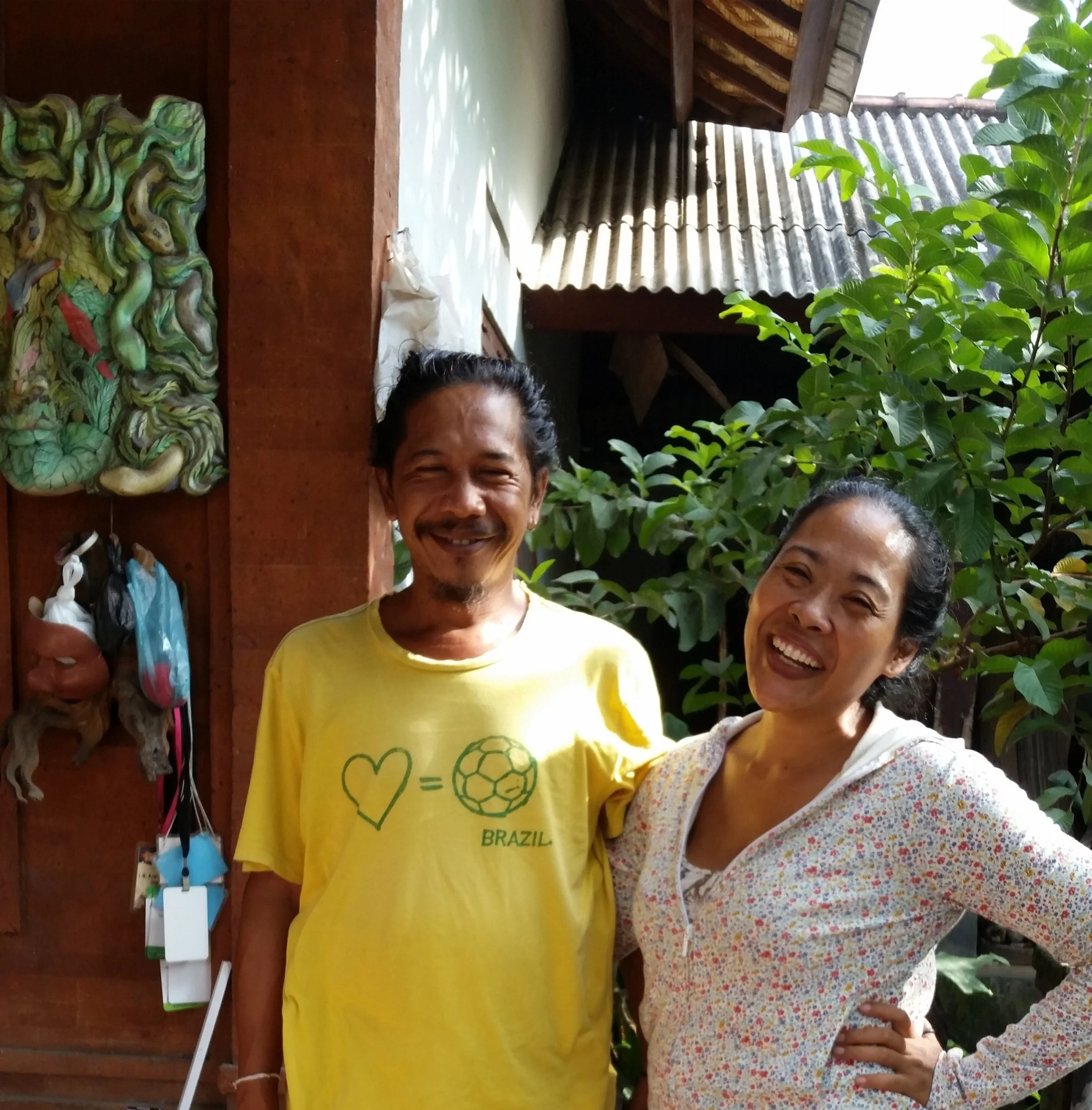 My most gracious hosts, Anom and Dayu. I was treated so well. 