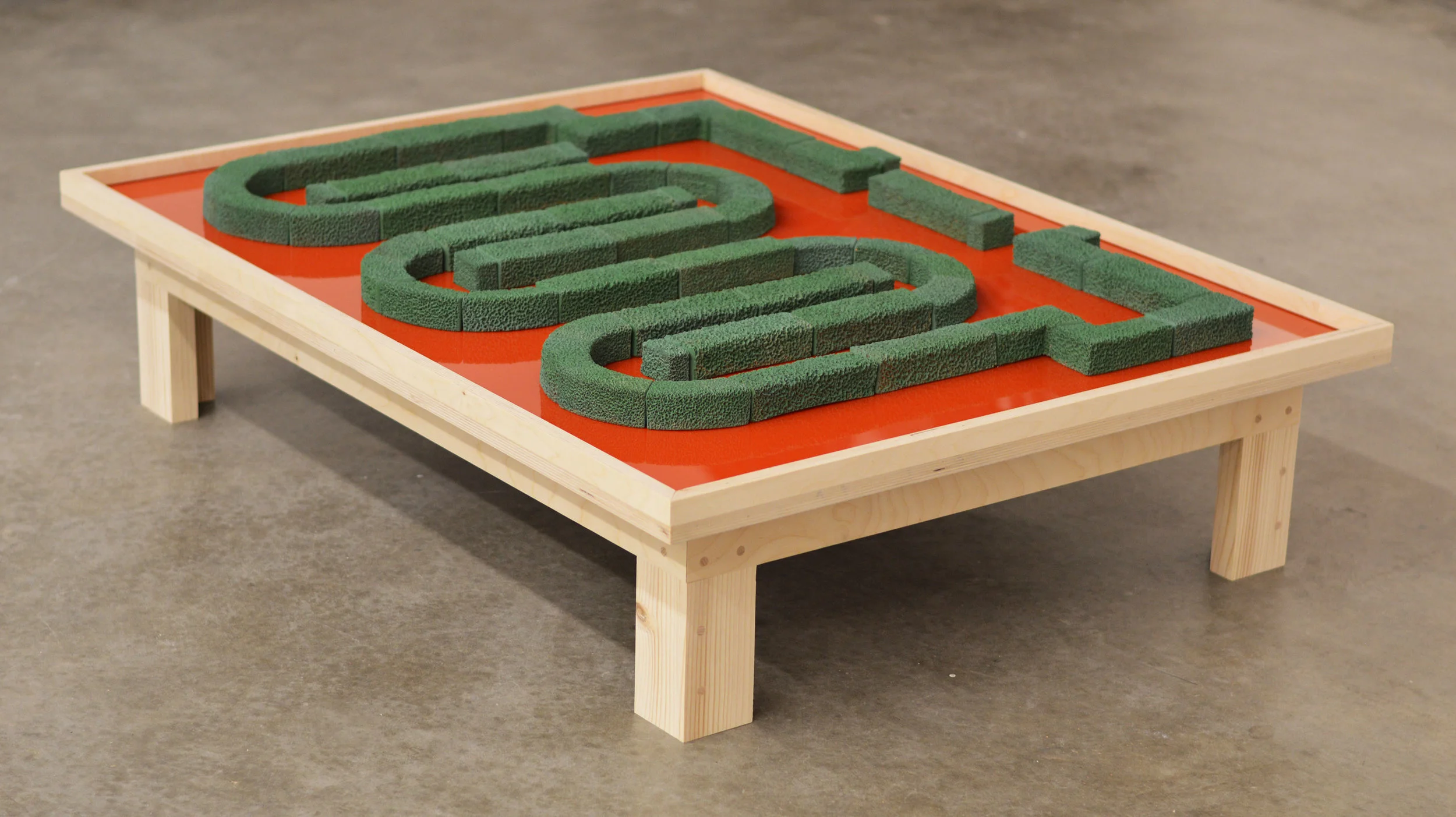   Snake Pit   clay, plastic, wood  40 in. x 10 in. x 30 in.  2017 