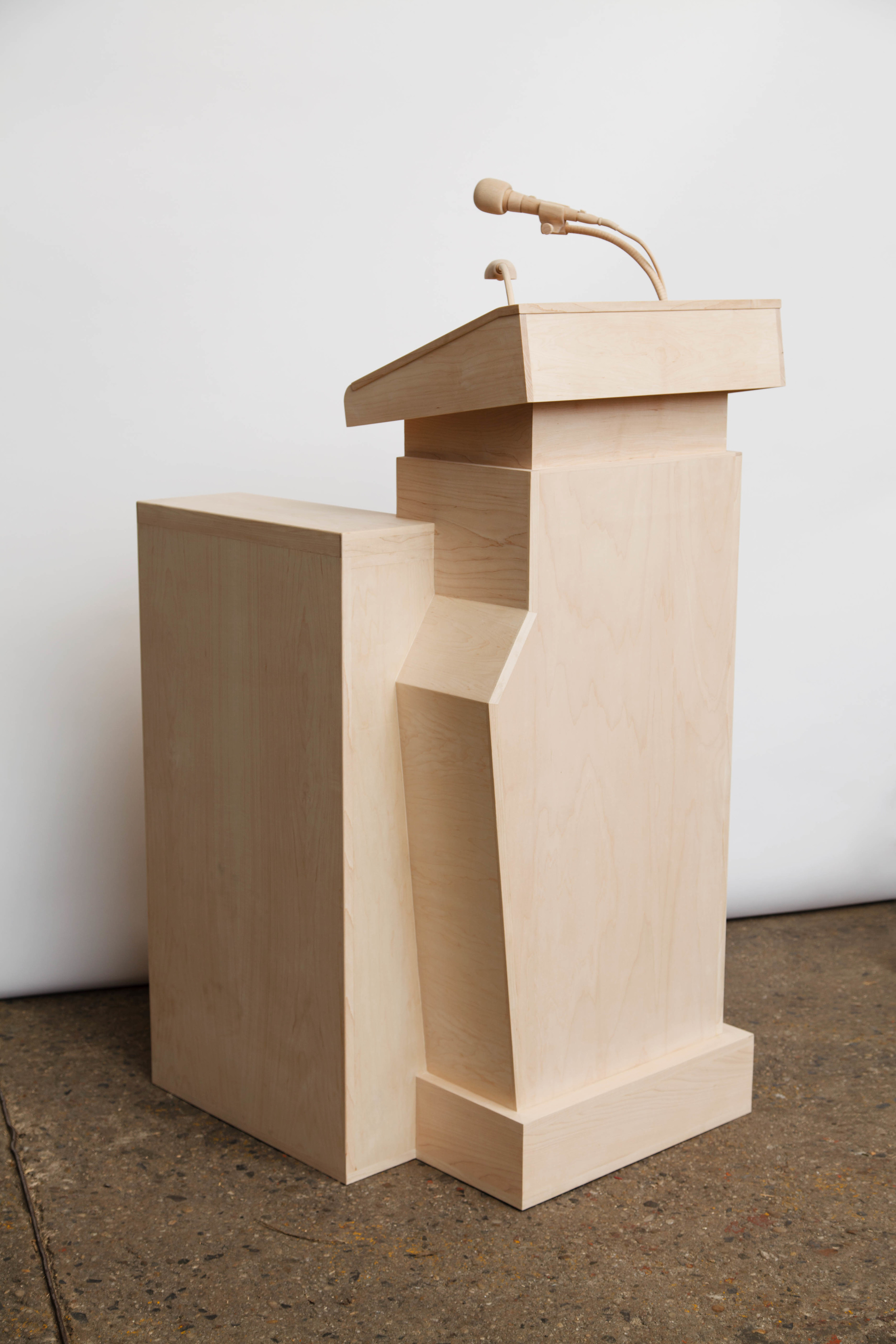  revolution, 2014, Maple wood, 63 x 32 x 27 inches 