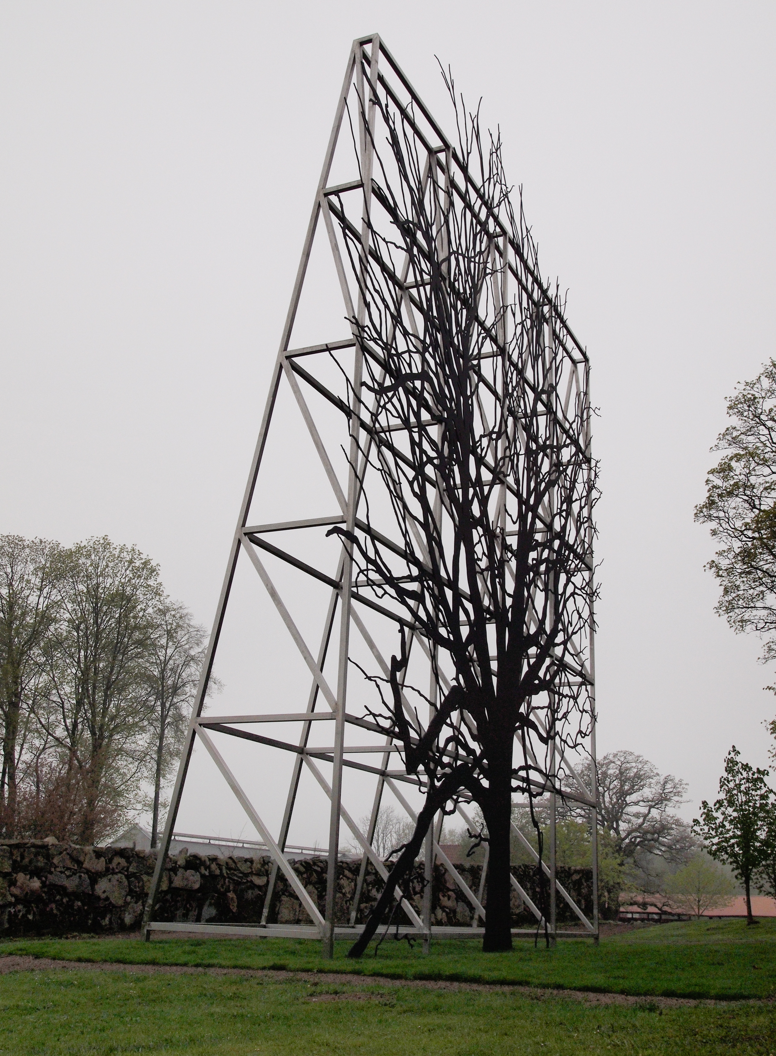  Facade/Billboard, 2010, Edition 1 of 2, stainless steel, 47 x 40 x 8 feet 