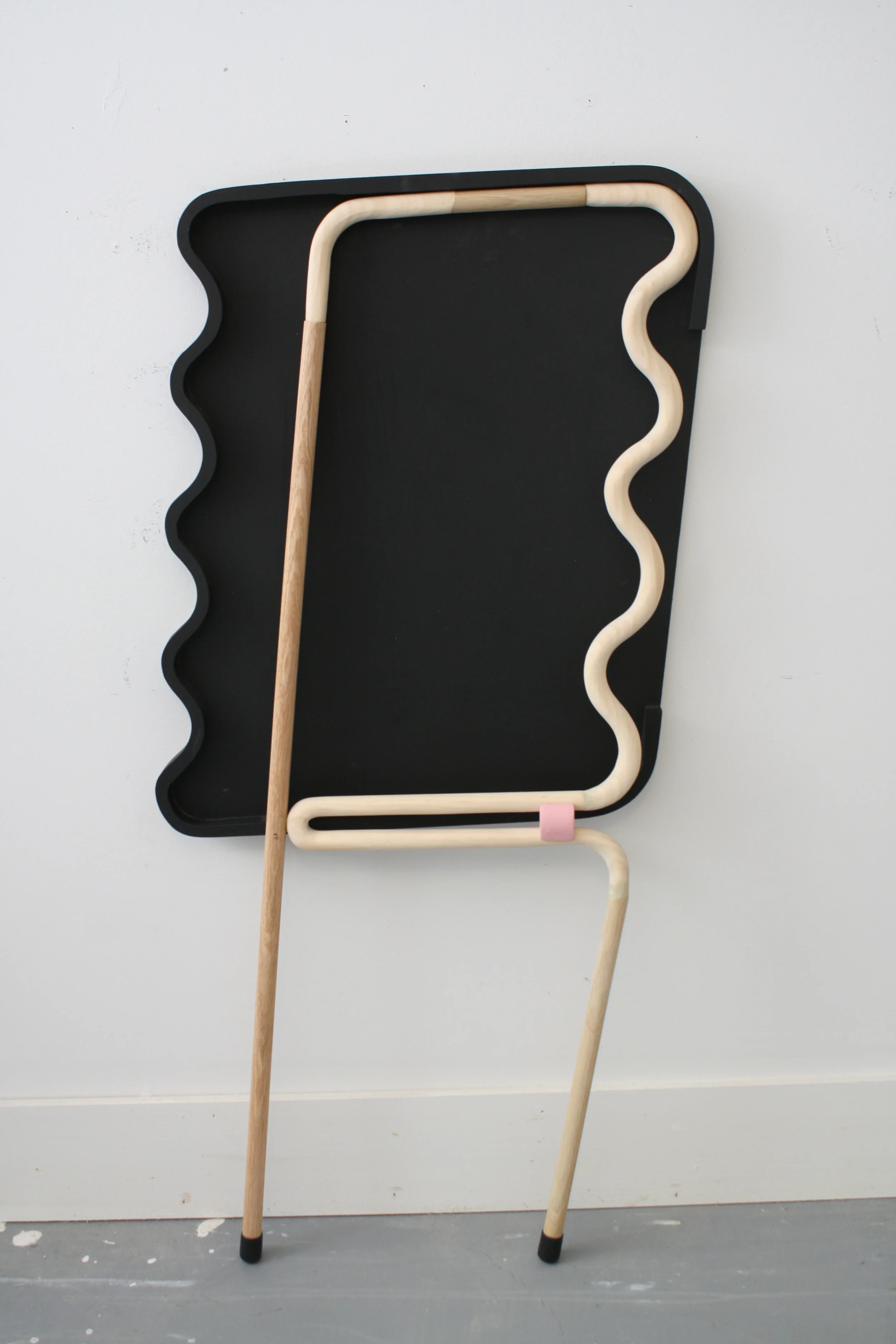 Nightstand, 2015 enamel on wood 41 x 21 x 4 inches