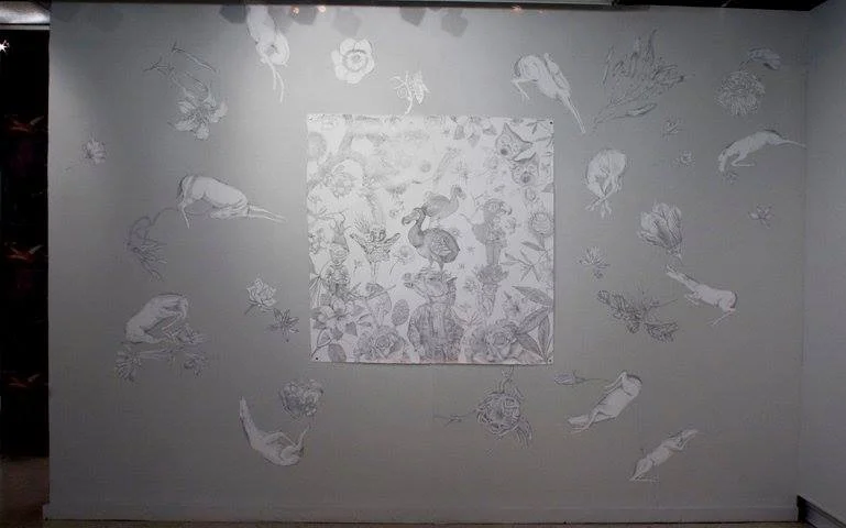 'Purgatory' Installation, The Singing Woods, Illinois State University Galleries, Normal, IL