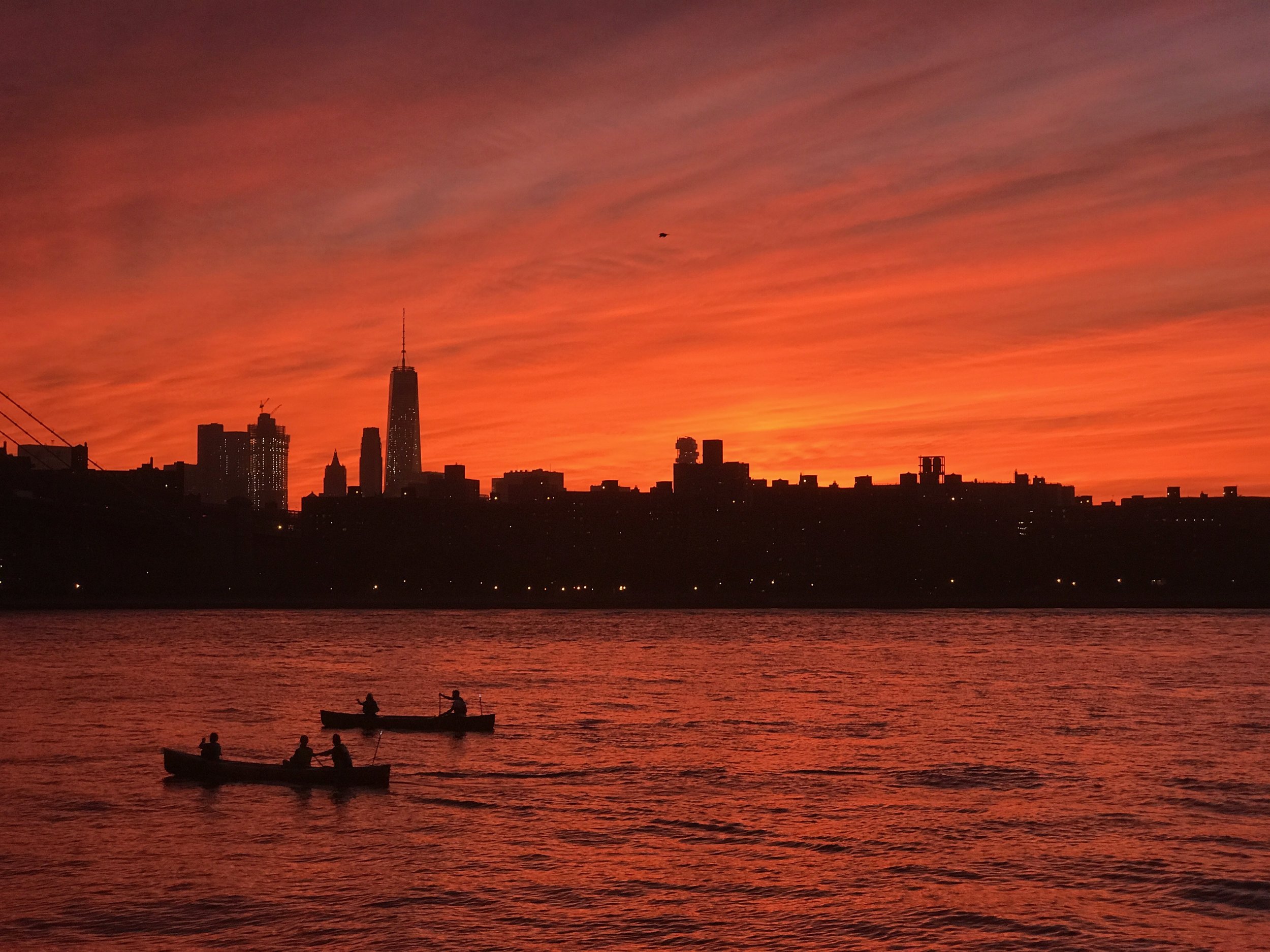 No edits — this was an amazing sunset.