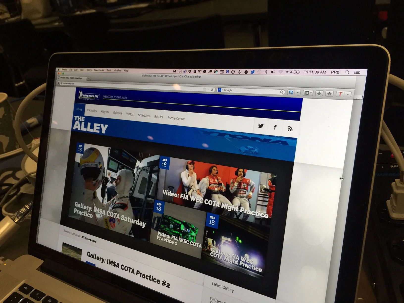 Trackside news from Michelin