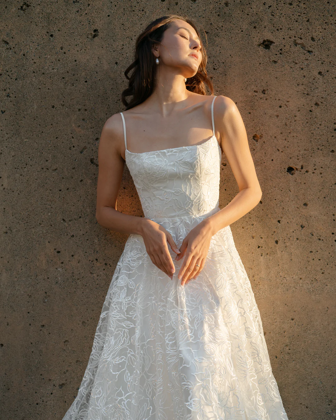 white dress for women mini Womens Six Stories White Lace Sleeve Cup Detail Mini Dress US 8