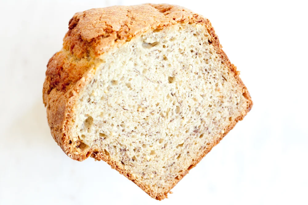 banana bread with toasted millet