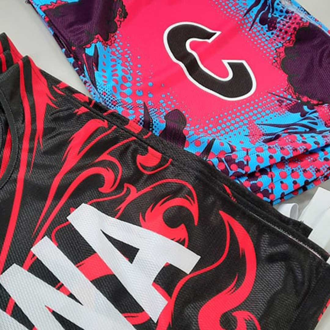 Custom Netball Bibs & Designer Bibs — The Print Shop Sportswear — The ...