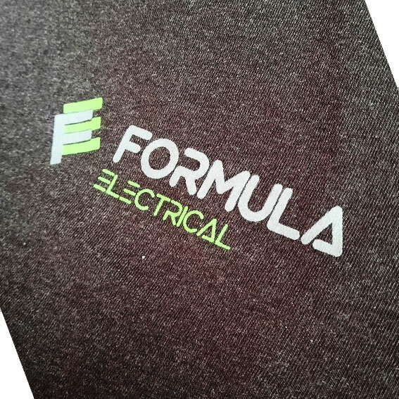Formula Electrical have bought all their gear from The Print Shop and have experimented with screen printing, sublimation, digital printing and vinyl. We always suggest the best options for you and you own personal situation. 

Get your own gear made