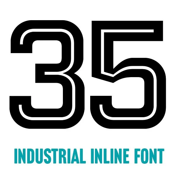 Number Font Industrial Inline.jpg