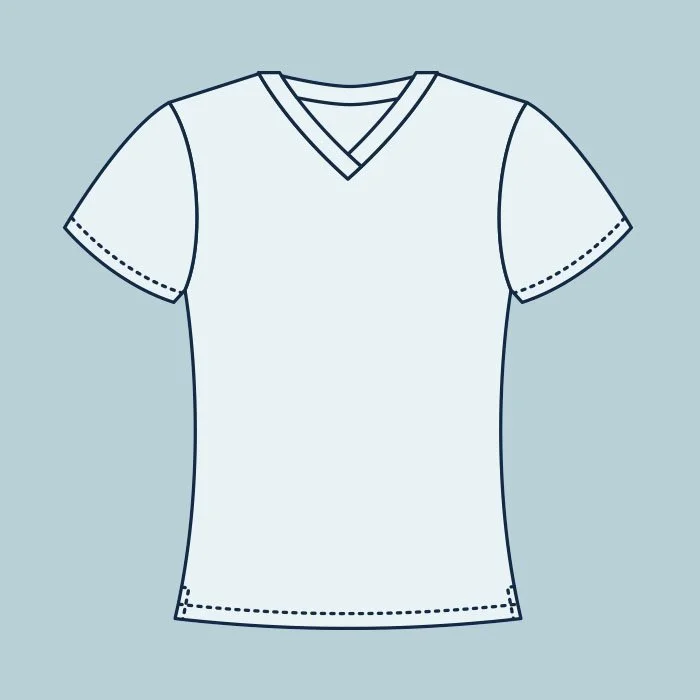 SBTSTPVNW V-Neck Sports Shirt Women's Tapered.jpg