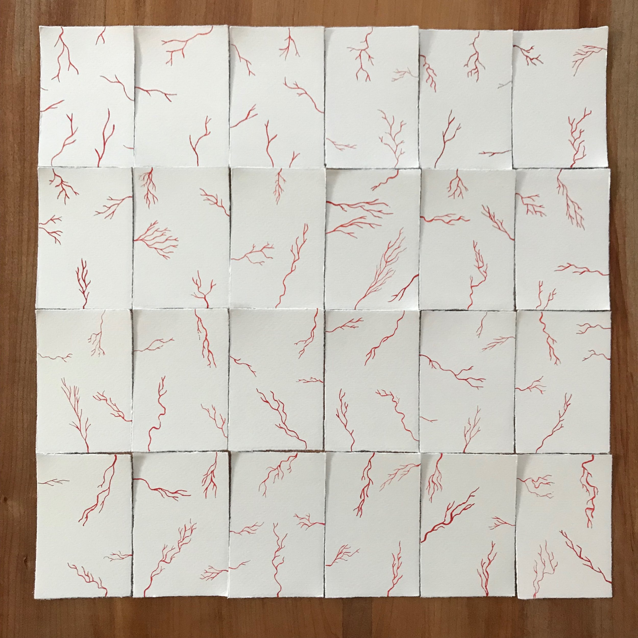 Blood Shot (after Aurthur Jafa)