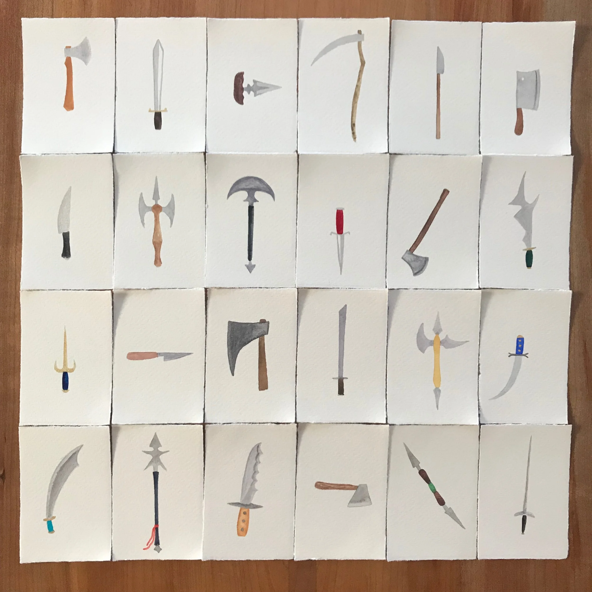 Blades (swords, knives, axes)