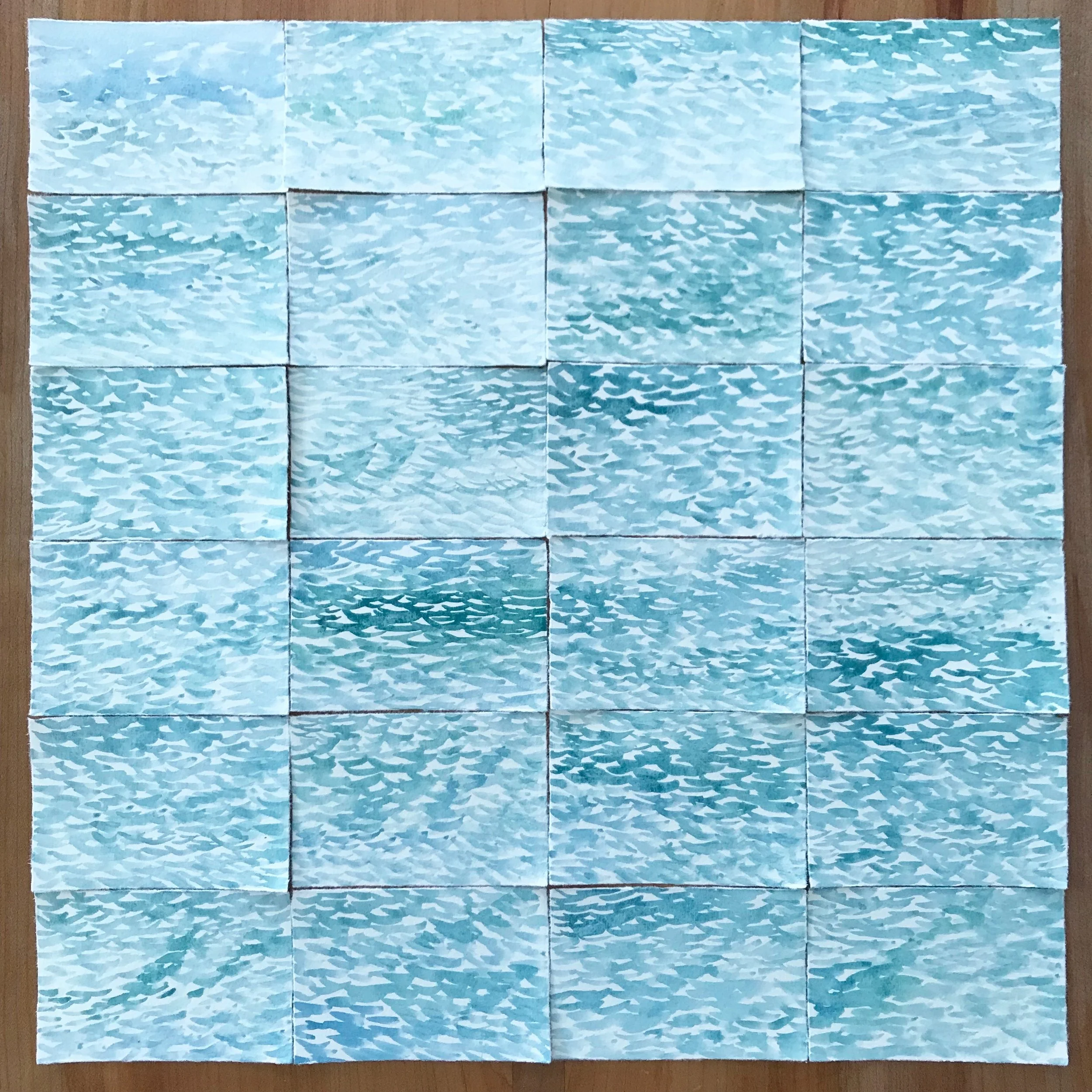 Open Ocean (after Vija Celmins)