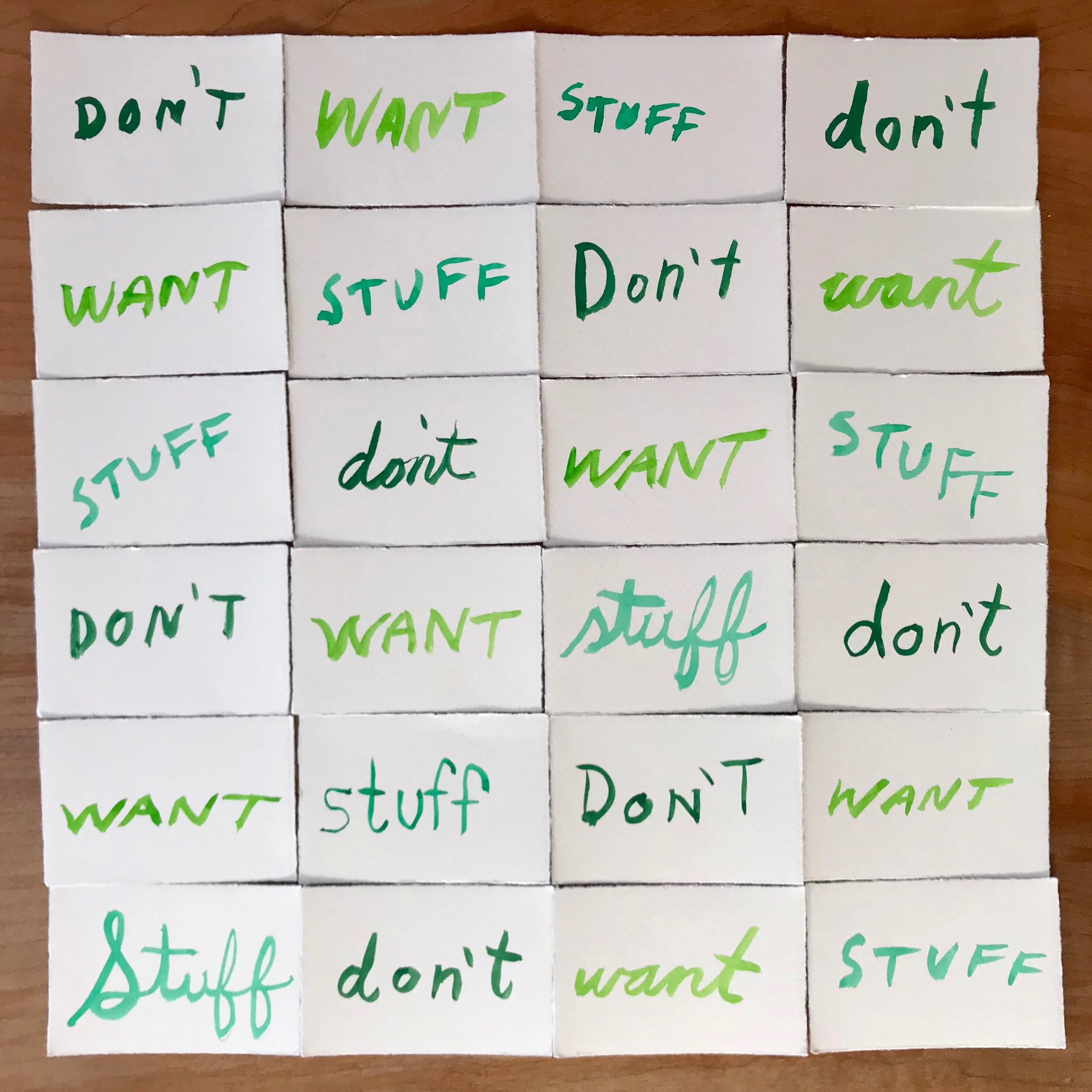  08/01/19 Don’t Want Stuff 