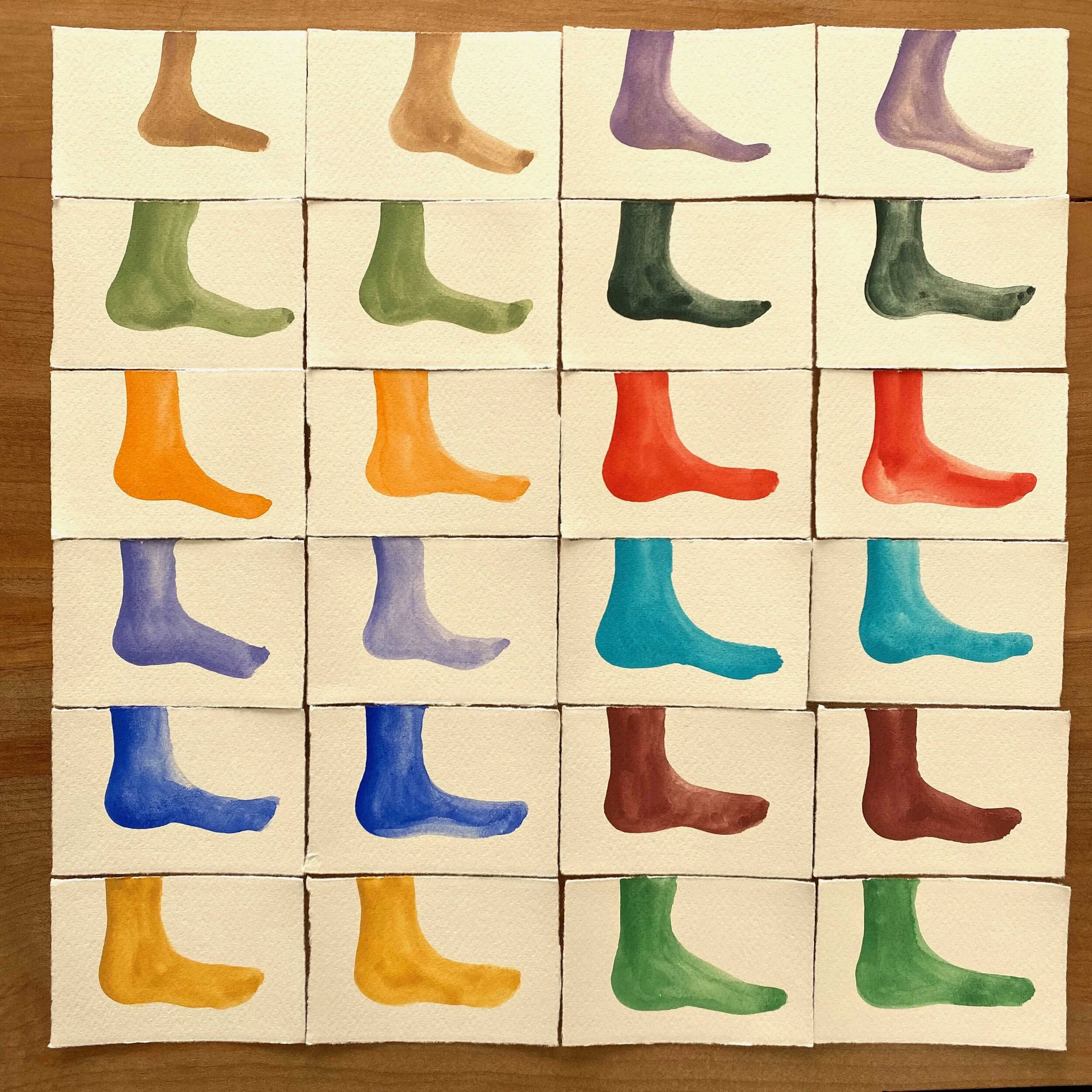  11/11/19 Walking in Socks 