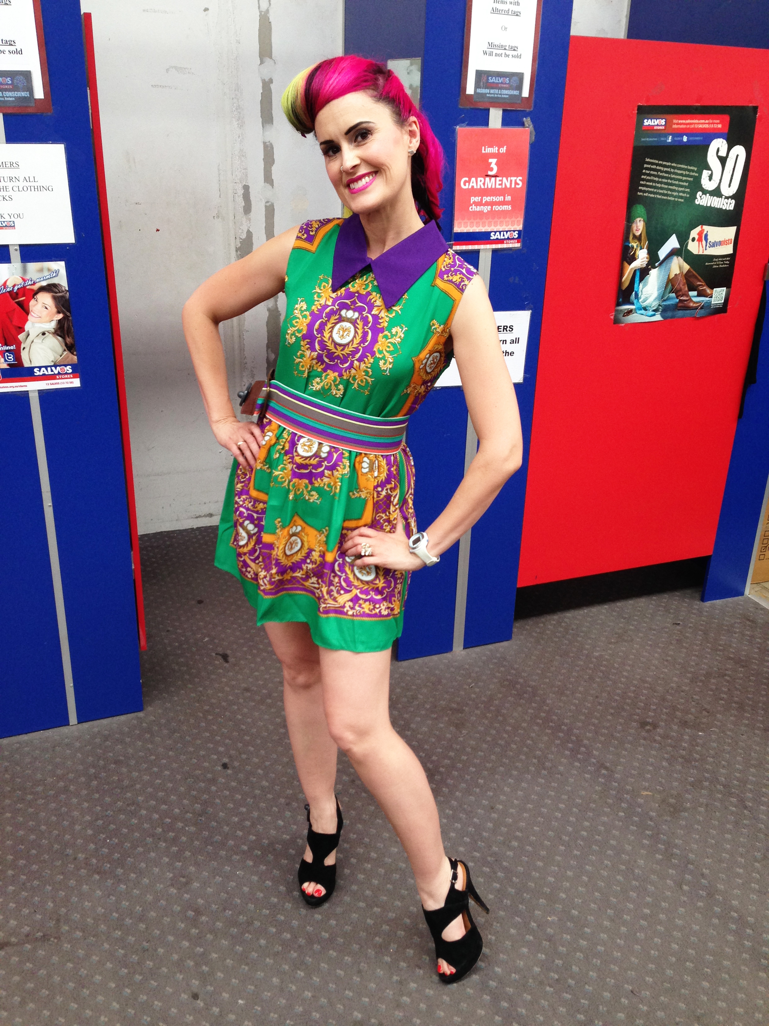 My 1960's Pucci inspired look.