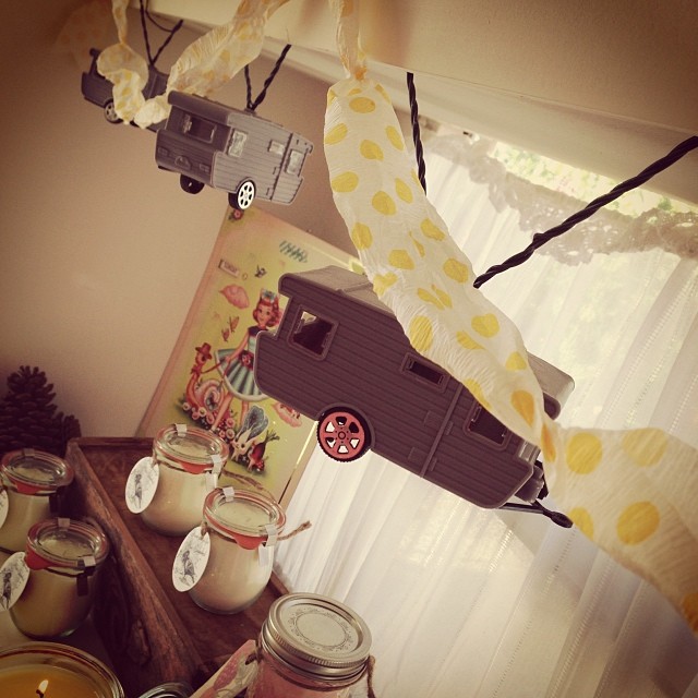 Inside the Miss Bowerbird Caravan 