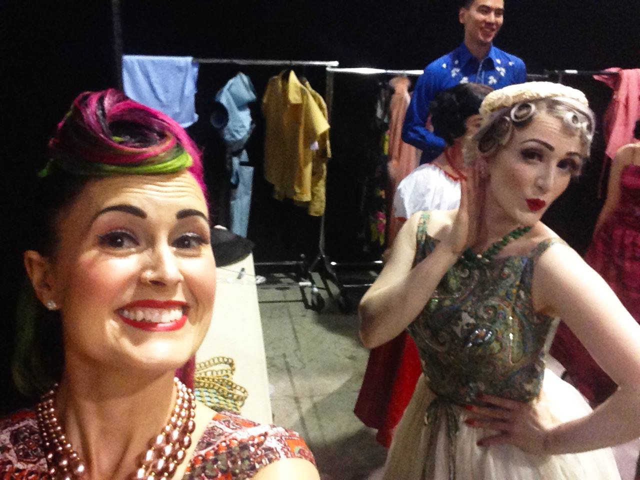 Backstage selfie!