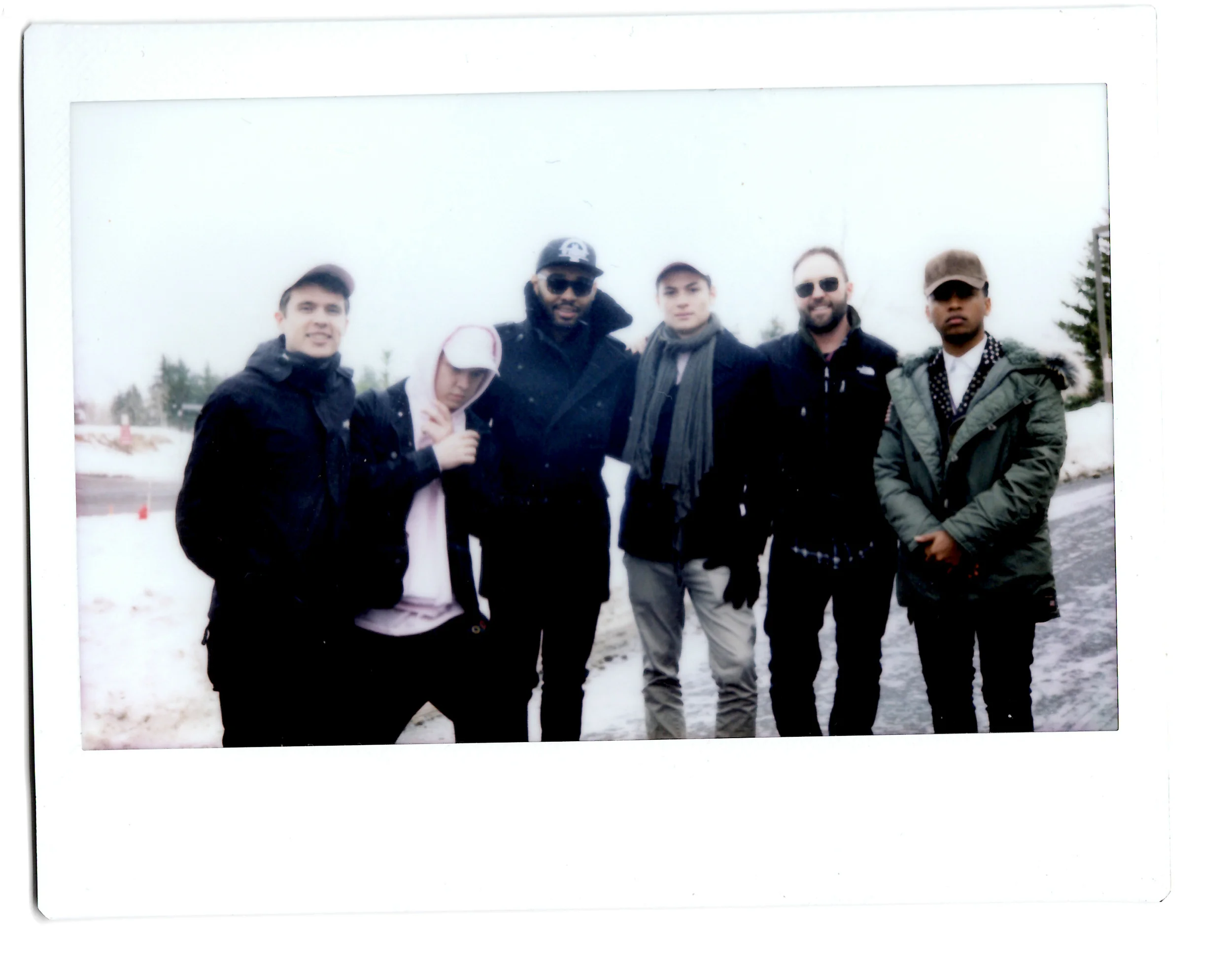 Before the SLEIGHT premiere at Sundance. Left to right: Rory Adams, me, JD Dillard (director), Franco Pascali, Alex Theurer (co-writer), Jacob Latimore (actor).