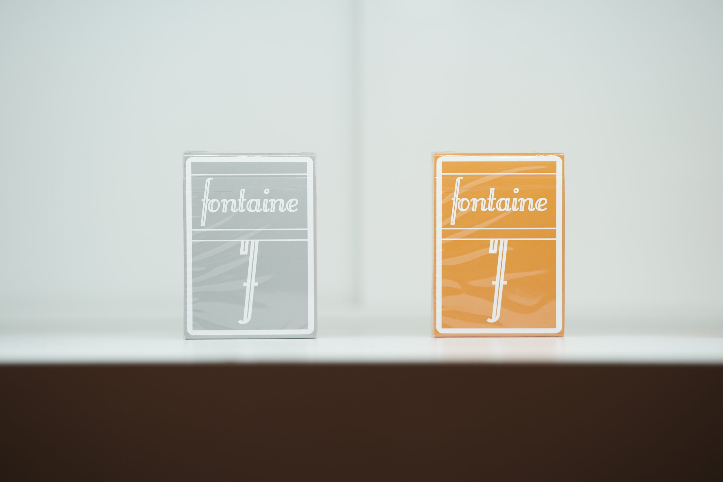 Gray Fontaines + Pumpkin Fontaines — FONTAINE CARDS