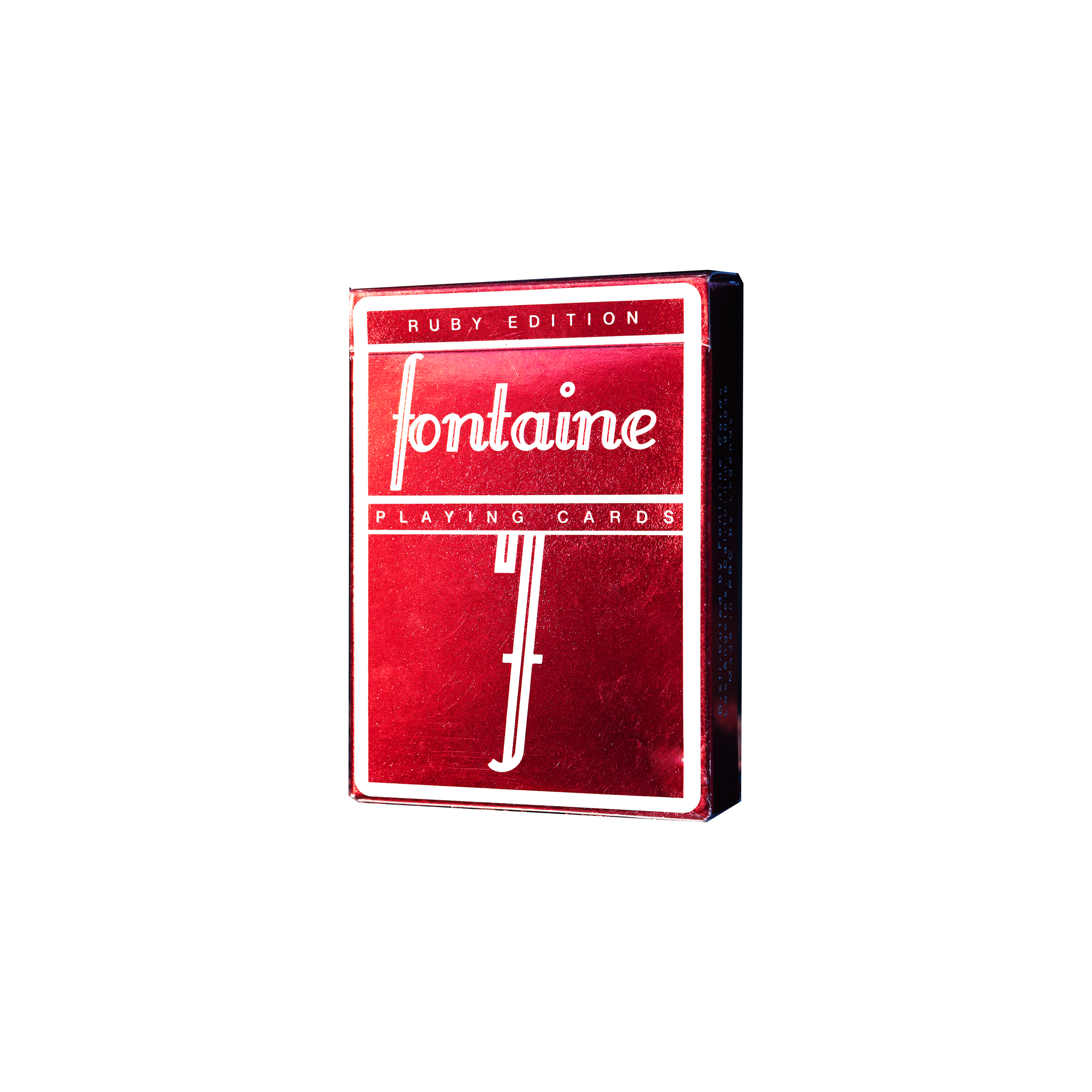 RUBY FOIL FONTAINES — FONTAINE CARDS