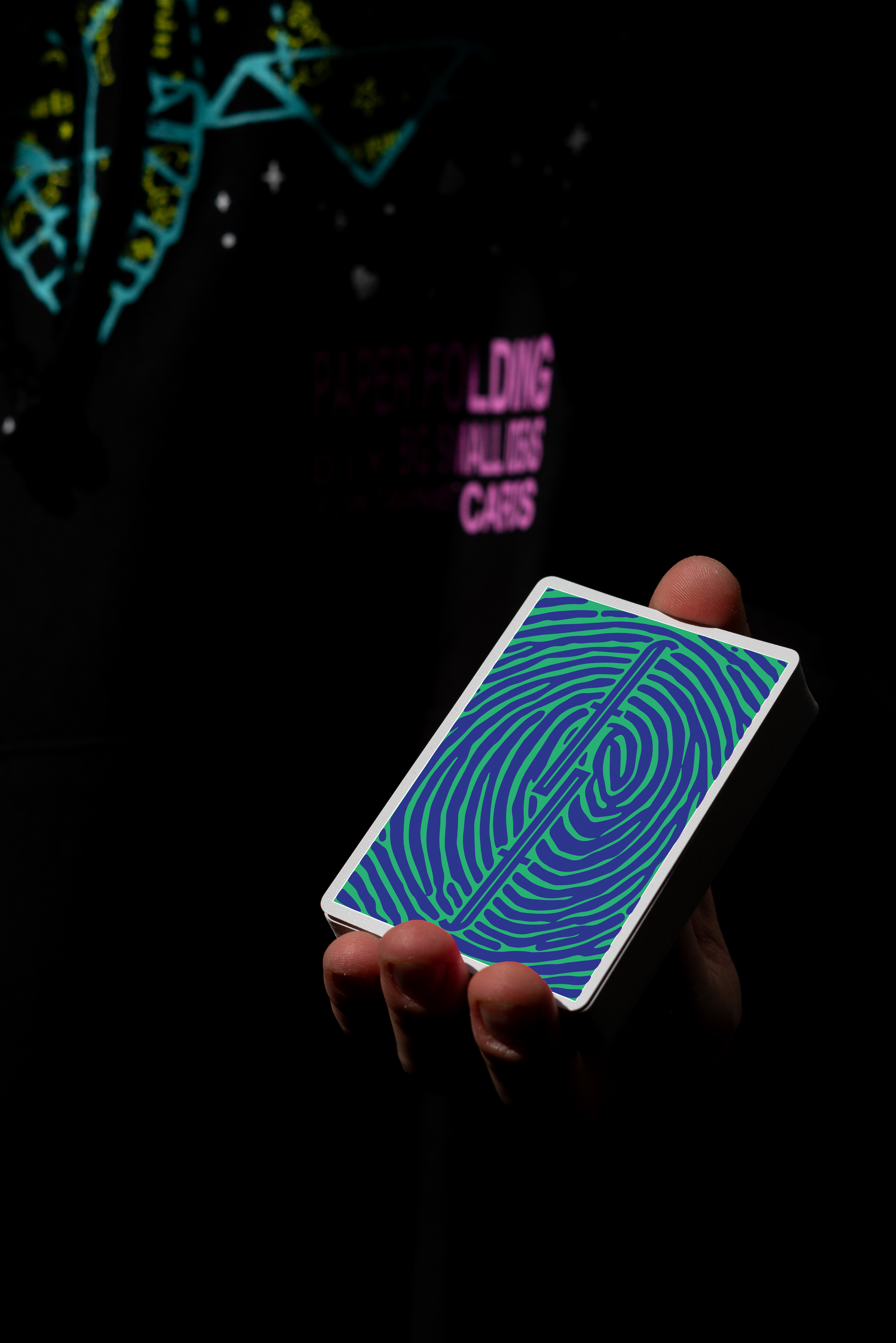Sky Blue and Thumbprint Fontaines — FONTAINE CARDS Sky Blue and Thumbprint Fontaines — FONTAINE CARDS