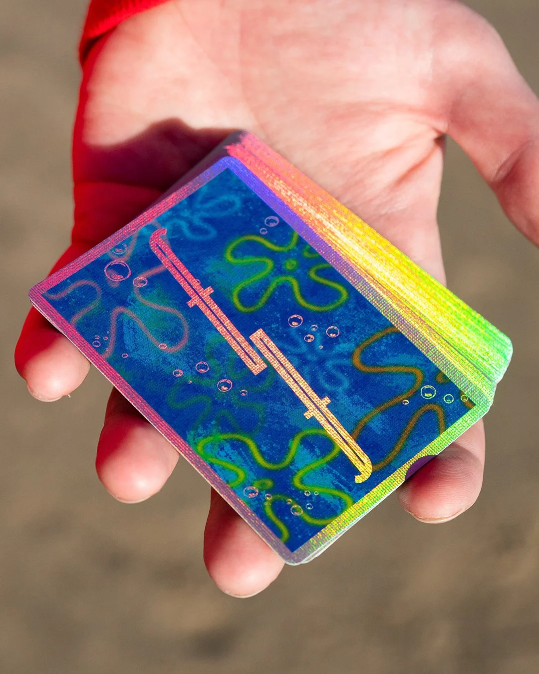 トランプ Fontaine Spongebob Holo Fontaine: Holo Holographic Spongebob Playing Cards | X-Decks
