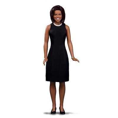 Michelle Obama Franklin Mint Vinyl Portrait Doll