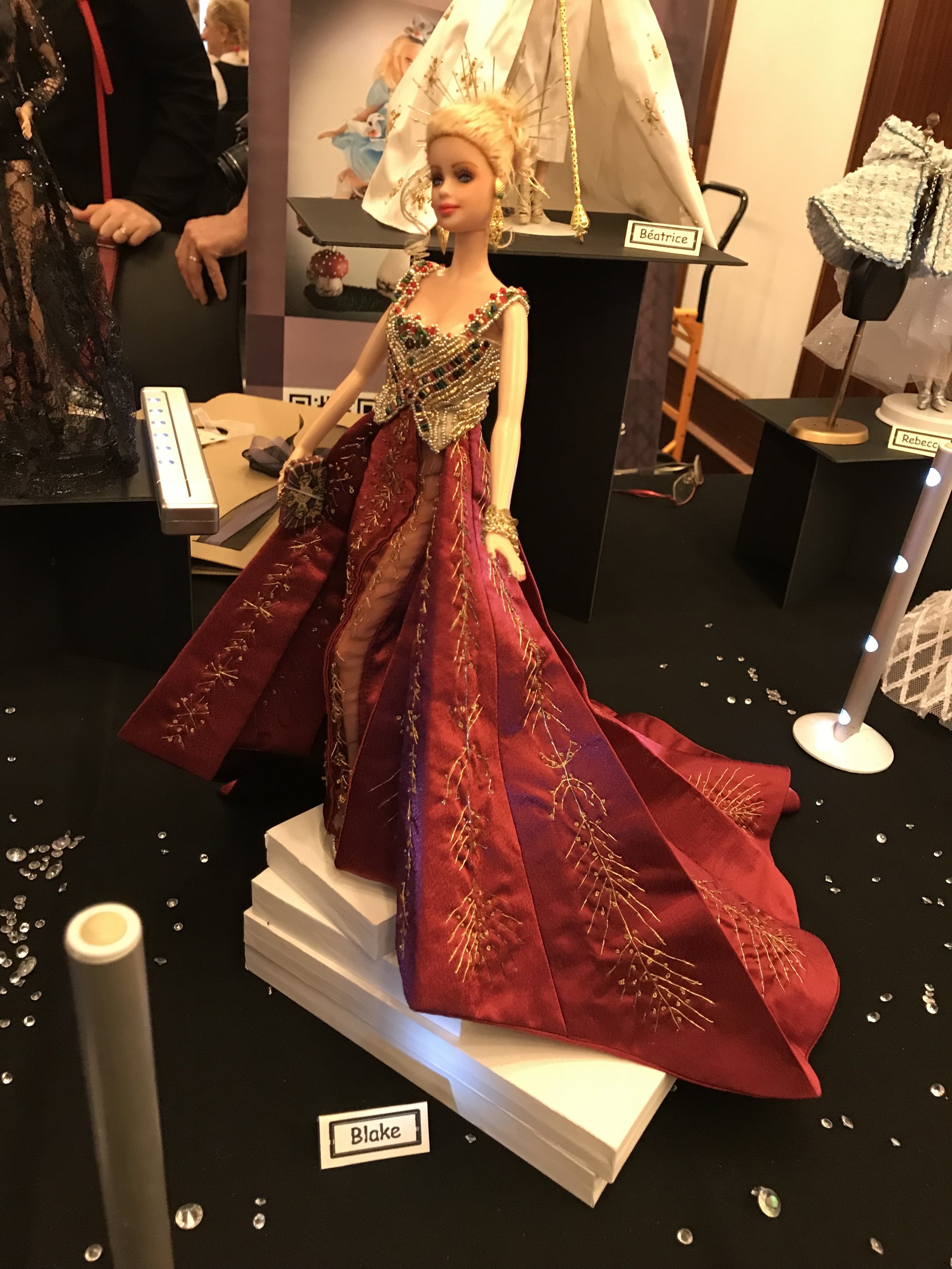 Corinne made an awesome replica of Blake Lively’s dress from this year’s Met Gala