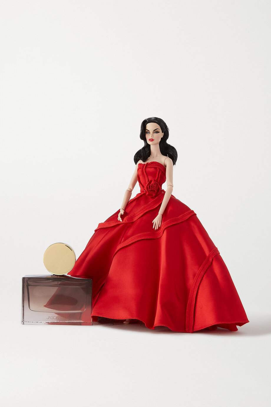 Velvet Rouge Vanessa Perrin doll and fragrance from the NET-A-PORTER website