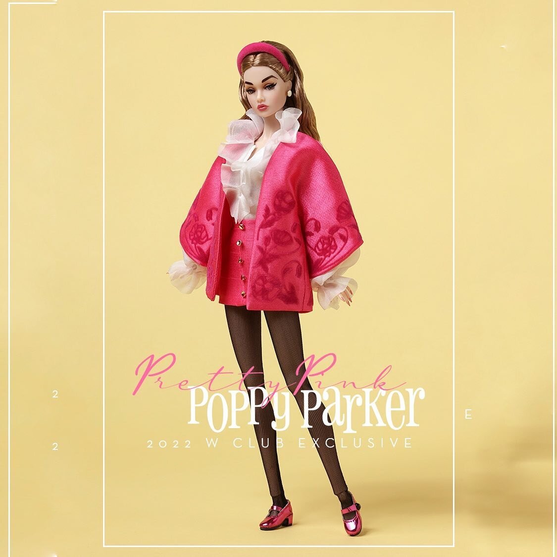 Pretty Pink Poppy Parker is the last W Club exclusive Doll for the 2022 membership. Designed by @thosedollyeyes she&rsquo;s quite a beauty! Read more in my website, link in bio and stories #prettypink #poppyparker #integritytoys #wclub #jessyayala #e