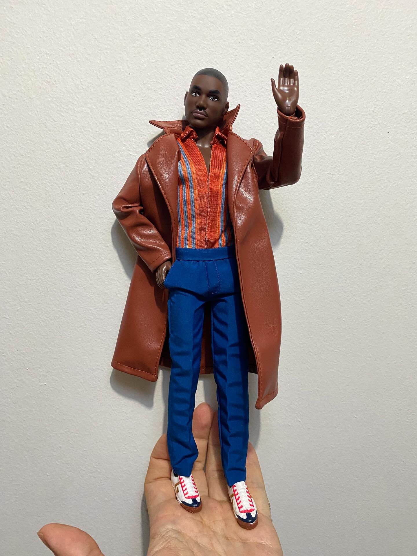 The Fifteenth Doctor Who is here! And what a fashion icon he is! @ncutigatwa @mattel @barbie 
#doctorwho #fifteenthdoctor #ncutigatwa #mattel #barbie #tvseries #fashiondoll #fashiondolls #doll #dolls #dollstagram #dollcollector #dollphotography #doll