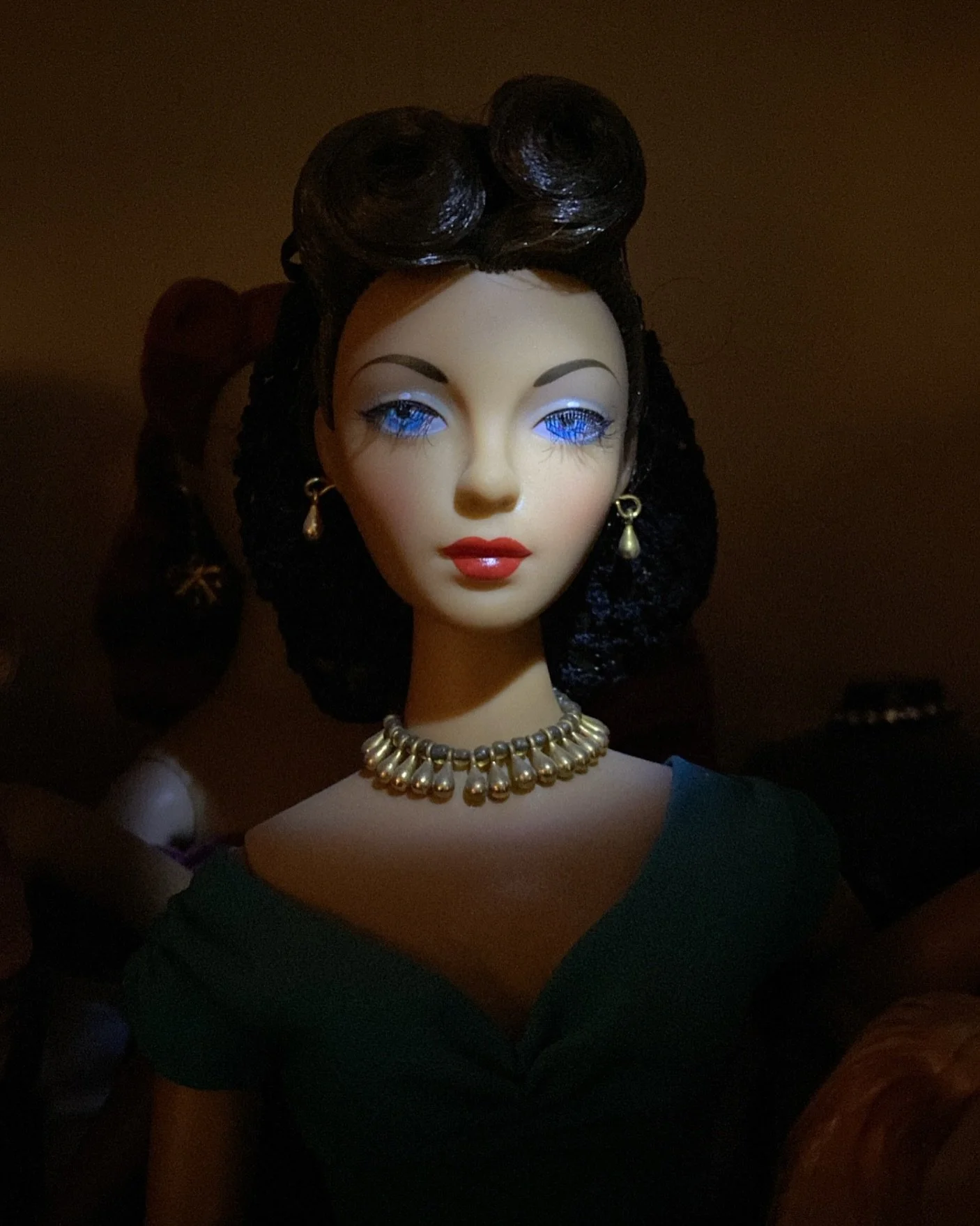 Gene Marshall is turning 30 today so let&rsquo;s all wish her Happy Birthday! @mel.odom.esq is the genius who created her and also kudos to all the talented fashion designers that dressed her through the years! Here you can see Calendar Shot Gene mad