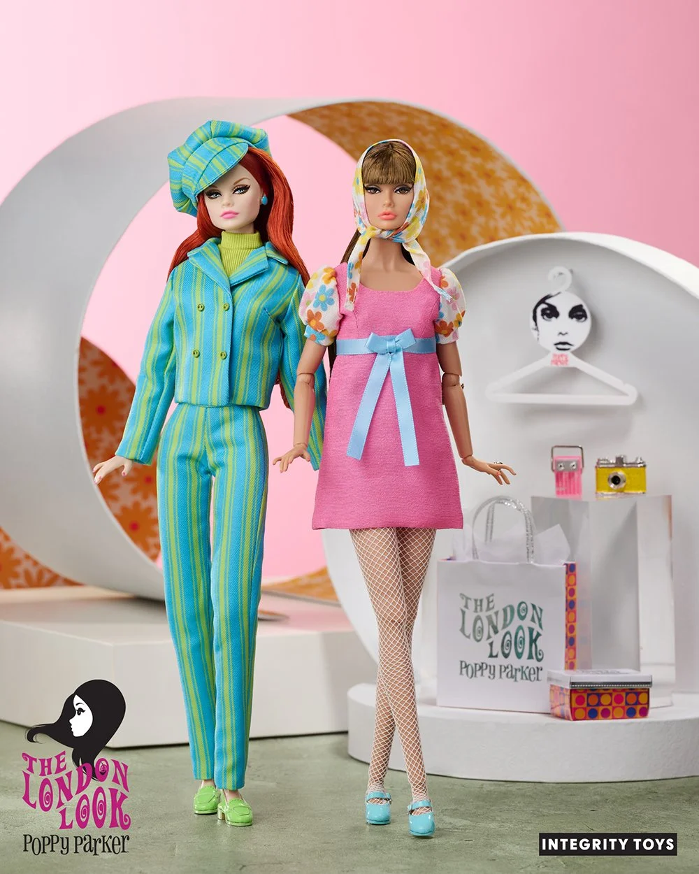Too Much Poppy Parker Ginger Gilroy doll set