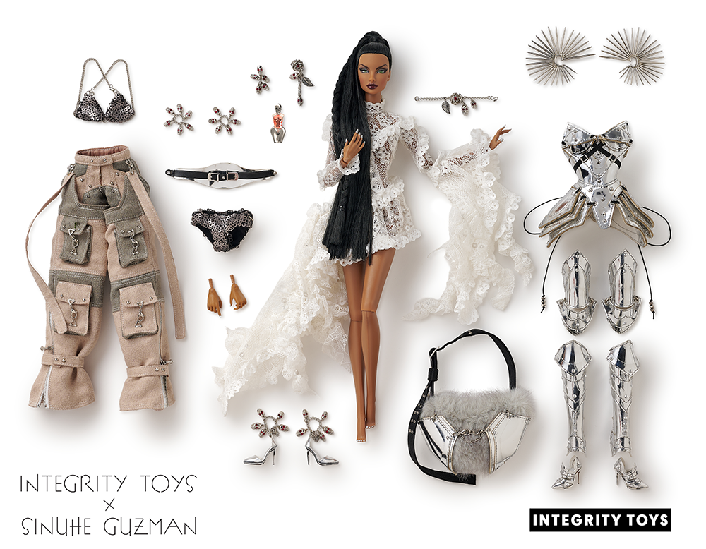 Chrome Ghost  Natalia Fatale doll and accessories