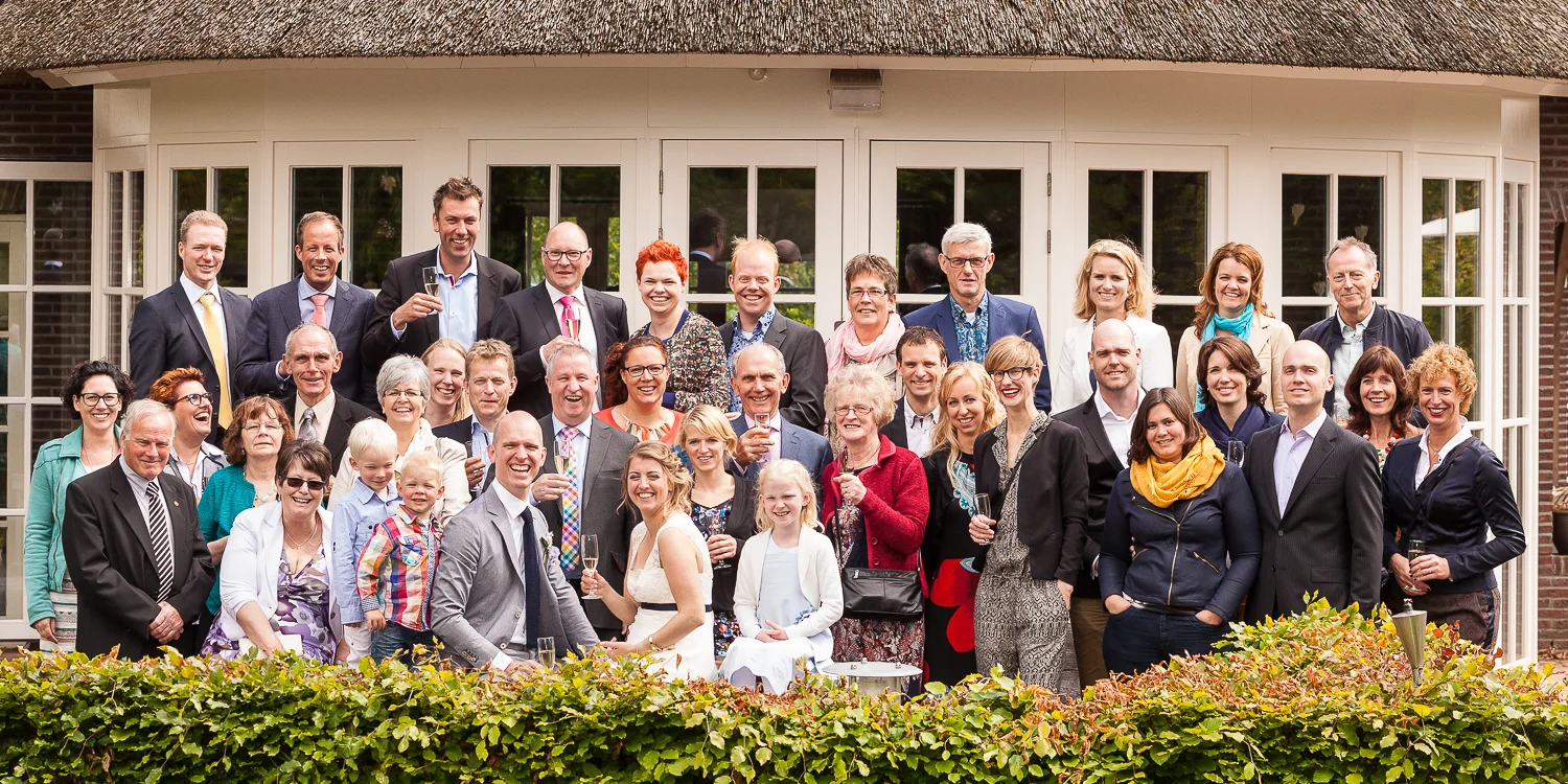 Groepsfoto daggasten