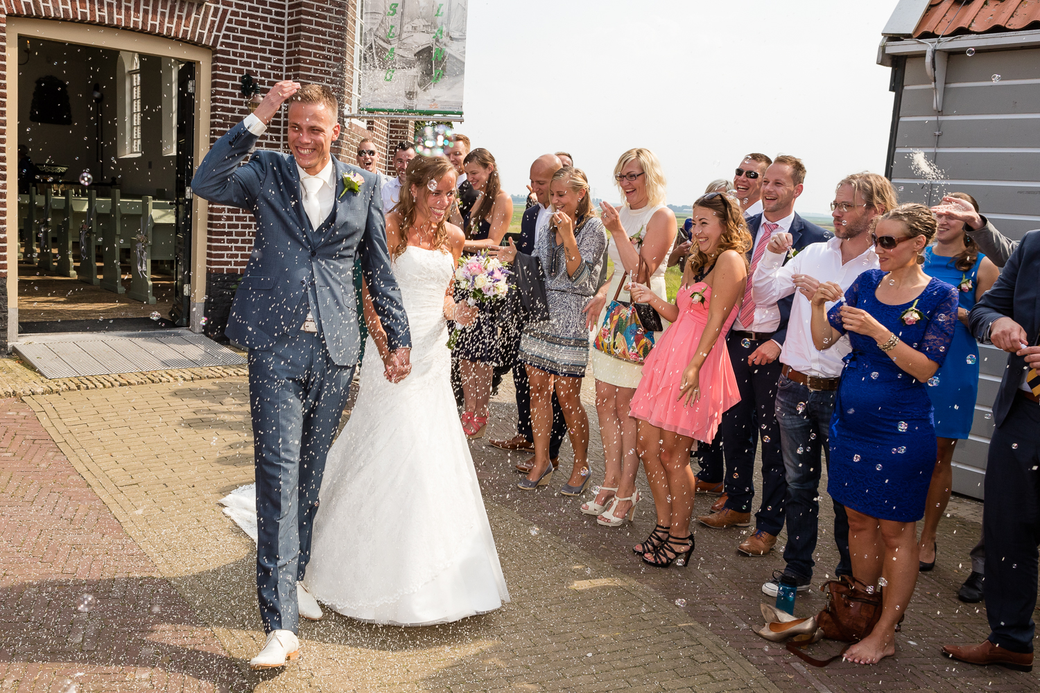 Trouwceremonie Schokland