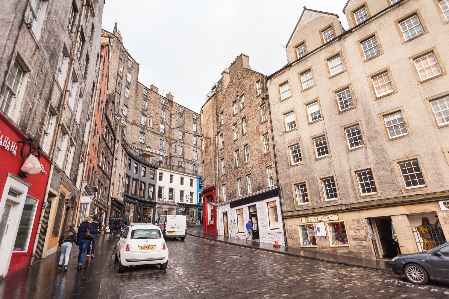 In Edinburgh is het altijd mooi weer:)