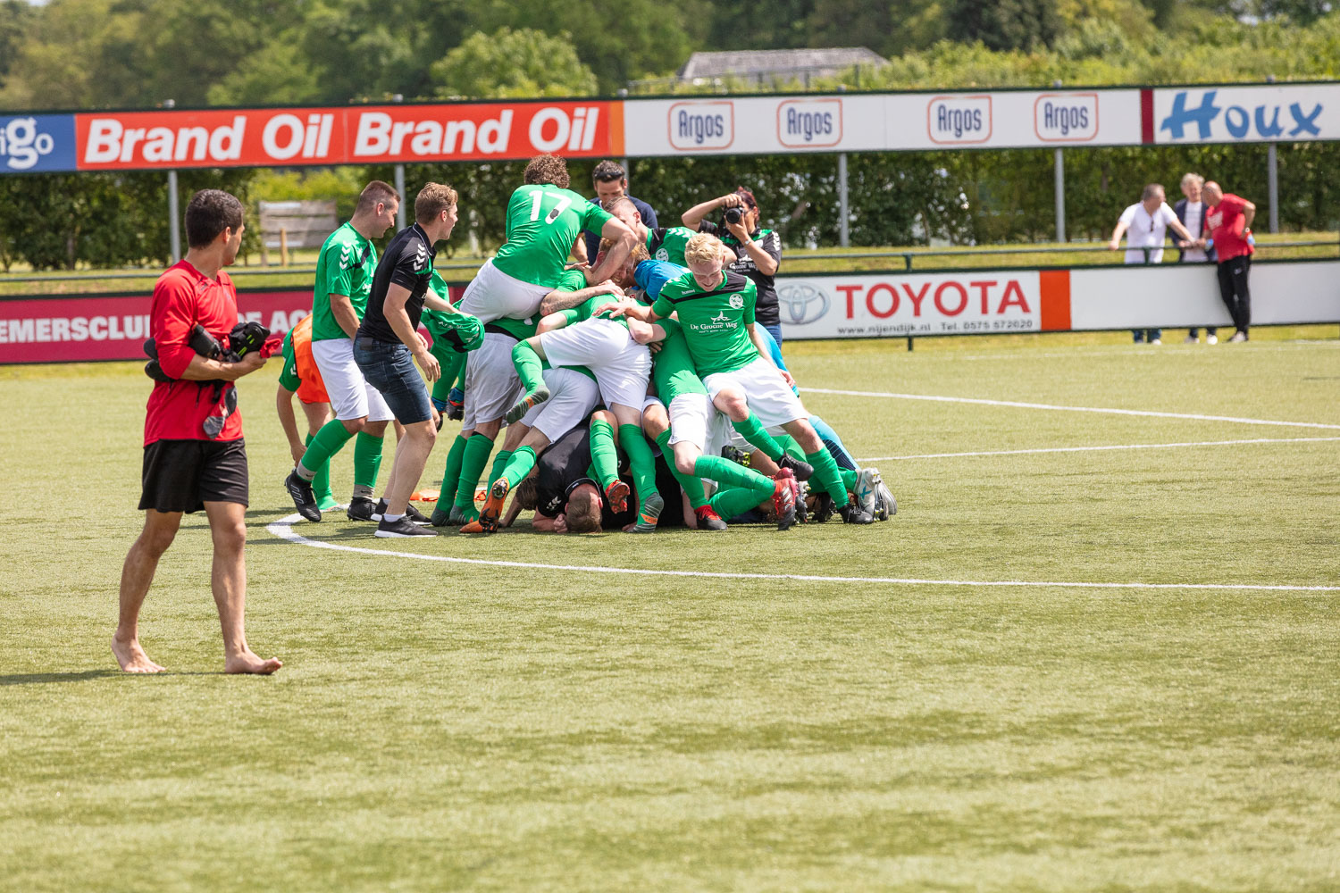 Een teleurgestelde speler van VDZ