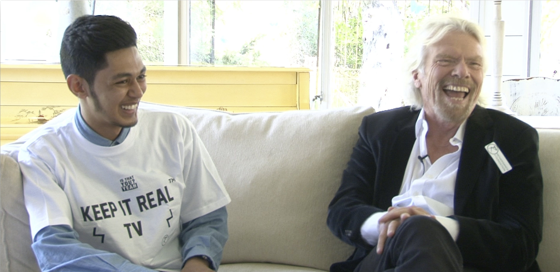 Sir Richard Brans talks to us on KEEP IT REAL TV