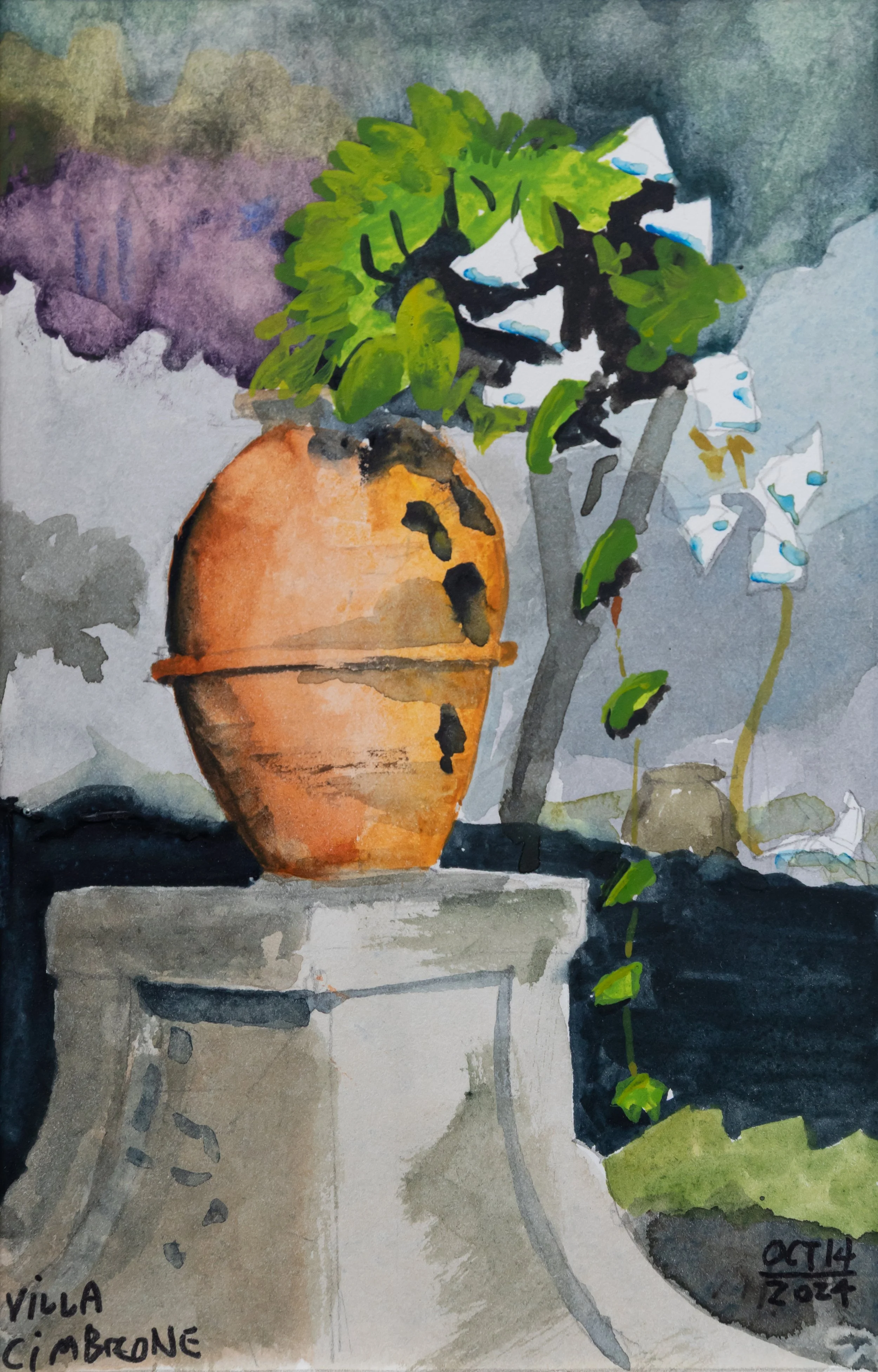 An urn at Villa Cimbrone