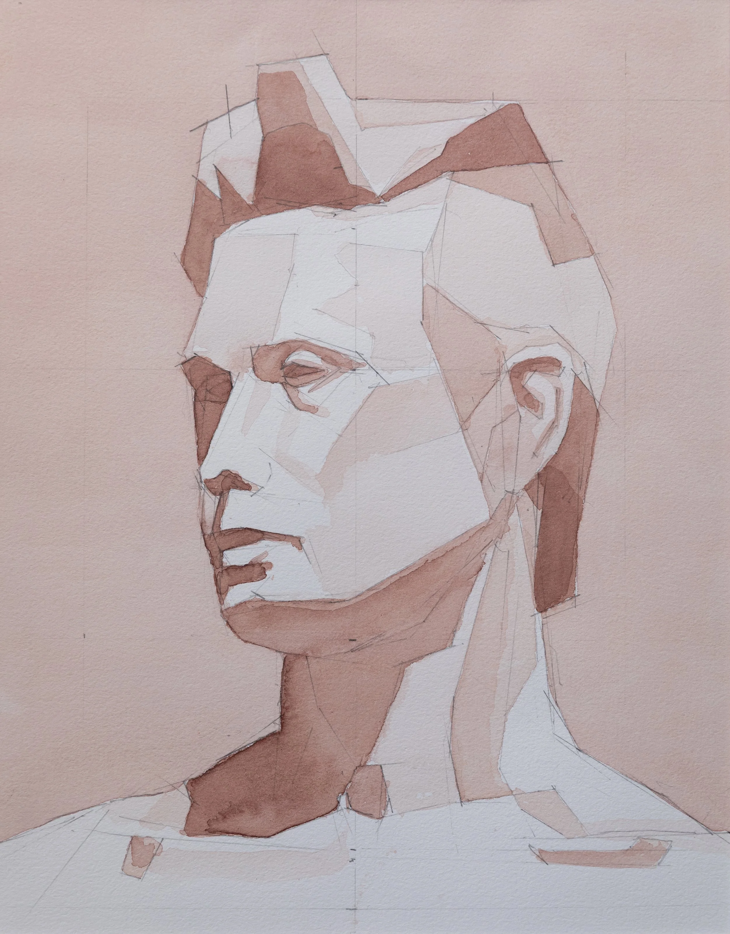 Head of a young man