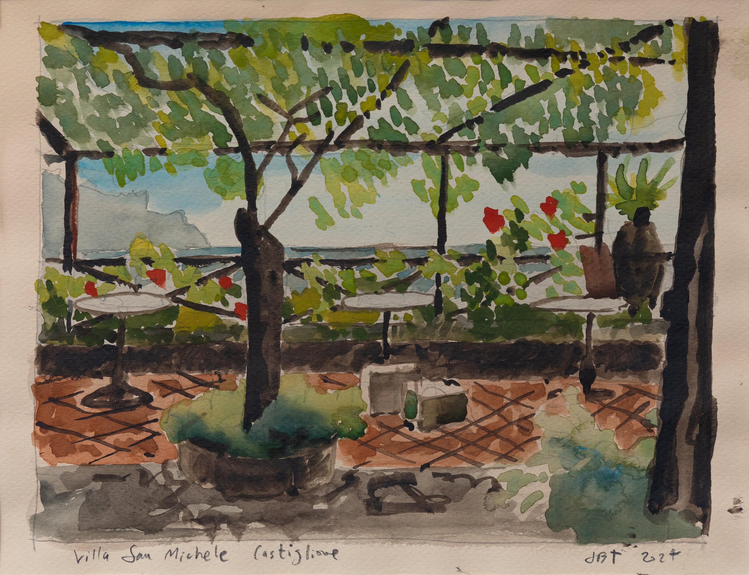 Terrace at Villa San Michele