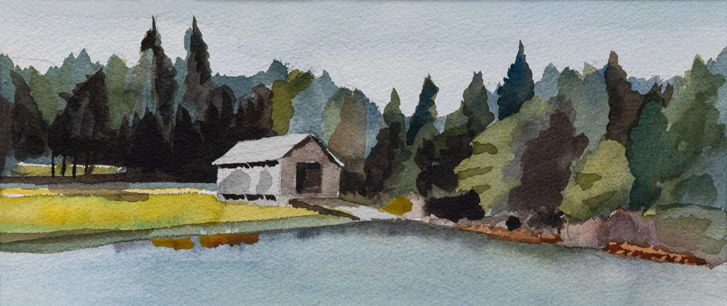 A boat house on Vinalhaven